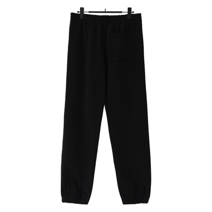 Sp5der Gothic Script Star Sweatpant – Black / Yellow