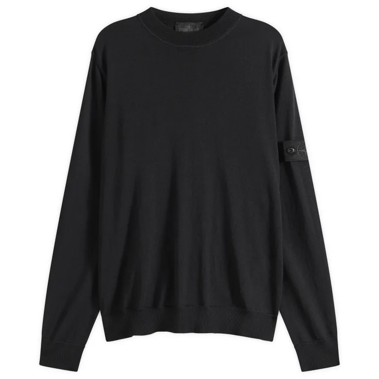 Stone Island Ghost Light Pure Wool Jumper – Monochromatic Knit