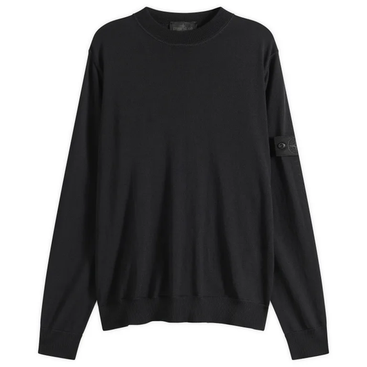 Stone Island Ghost Light Pure Wool Jumper – Monochromatic Knit
