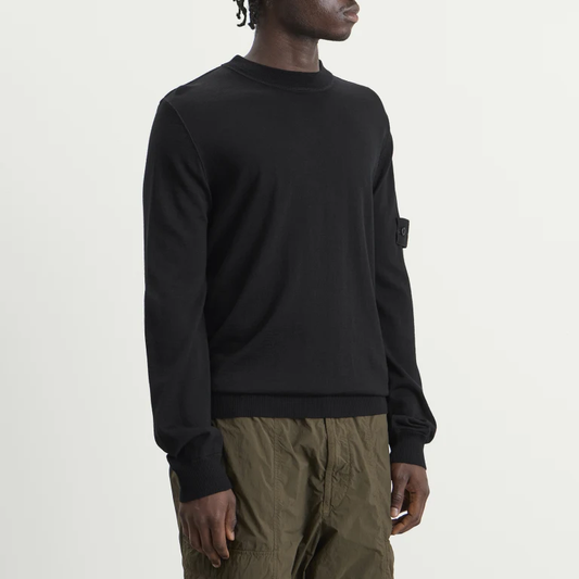 Stone Island Ghost Light Pure Wool Jumper – Monochromatic Knit