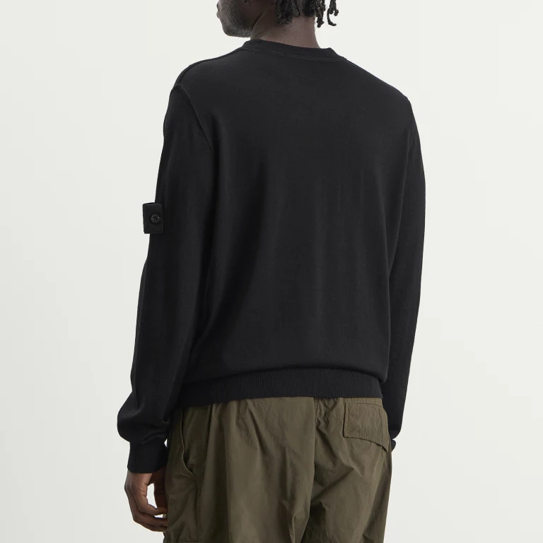 Stone Island Ghost Light Pure Wool Jumper – Monochromatic Knit