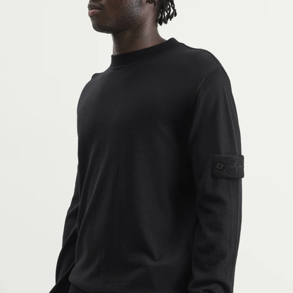 Stone Island Ghost Light Pure Wool Jumper – Monochromatic Knit
