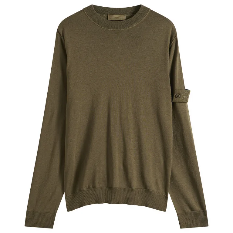 Stone Island Ghost Light Pure Wool Jumper – Monochromatic Knit