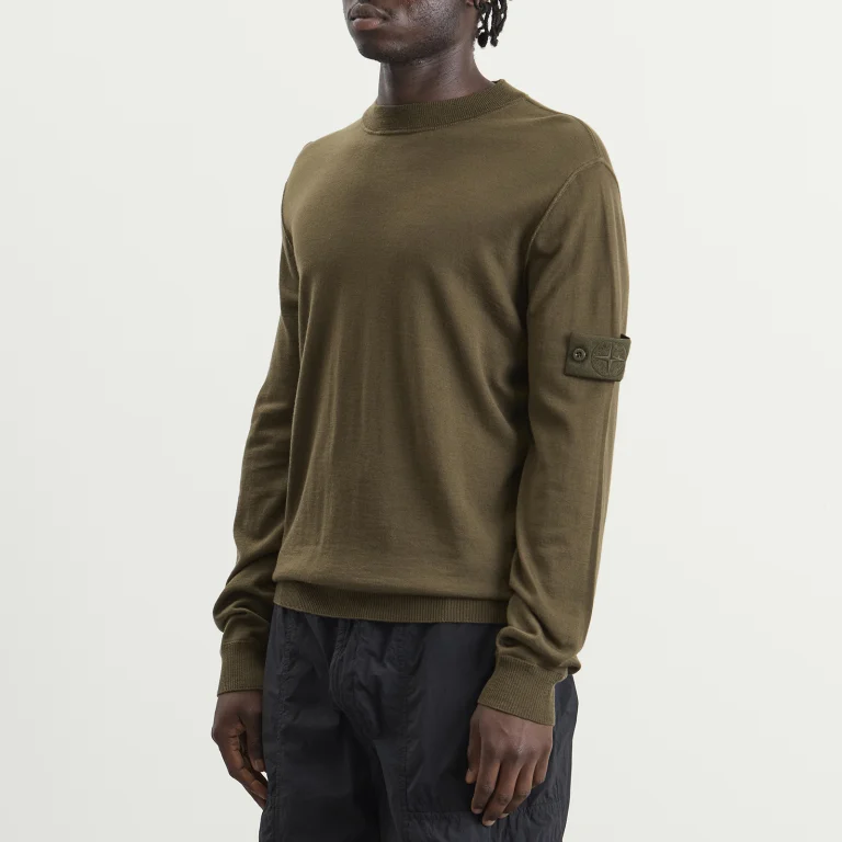 Stone Island Ghost Light Pure Wool Jumper – Monochromatic Knit
