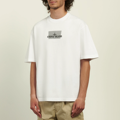 Stone Island Men's Grid-Print T-Shirt