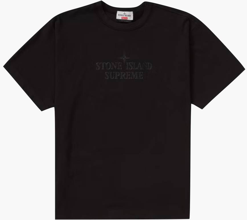 Supreme x Stone Island S/S Top – Black