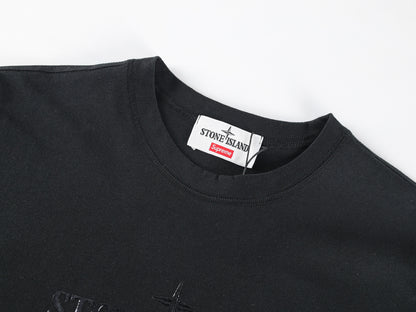 Supreme x Stone Island S/S Top – Black