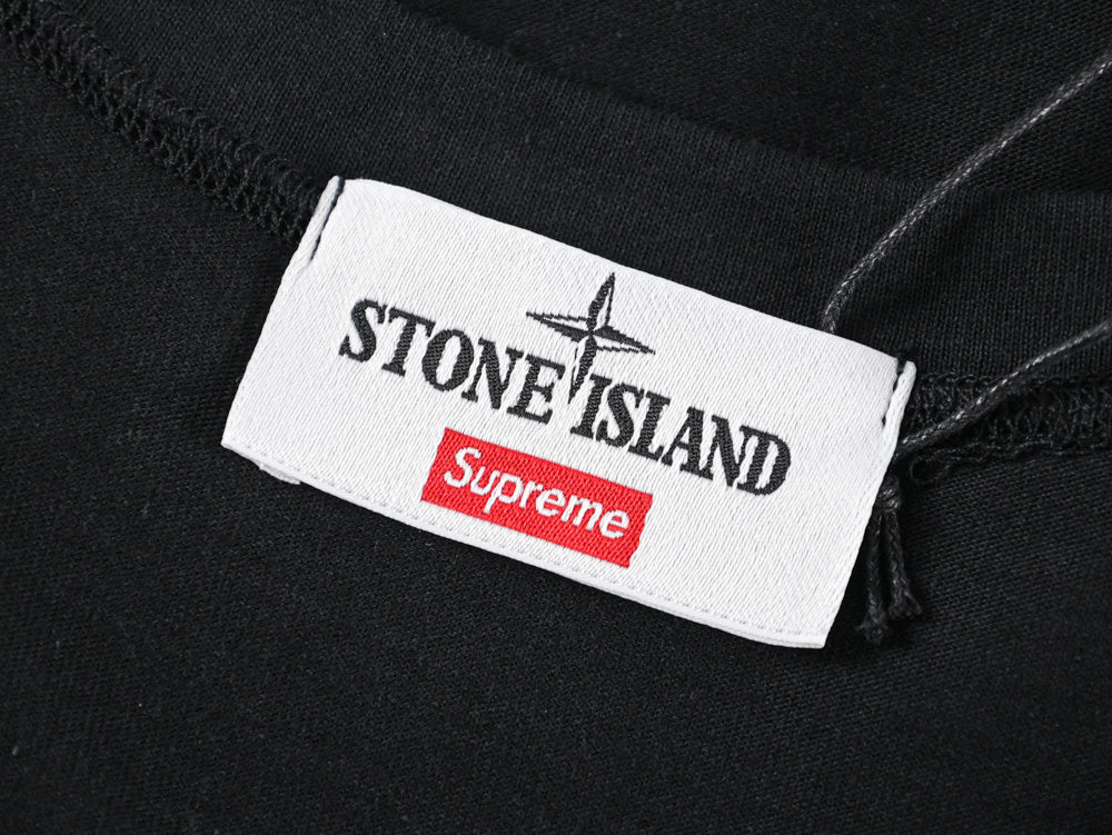 Supreme x Stone Island S/S Top – Black