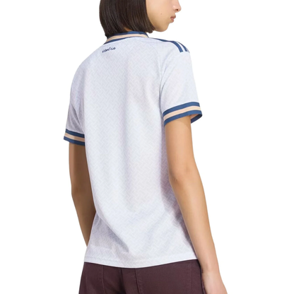 adidas Women's Italy 26 Away Jersey, Aeroblue, Asia Sizing JY5680